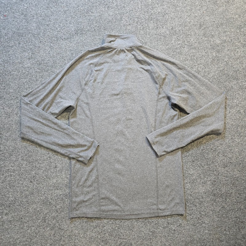 REI CO Op Shirt Mens Size Small Gray 1/4 Zip Long Sleeve Outdoors Layer Hiking gallery