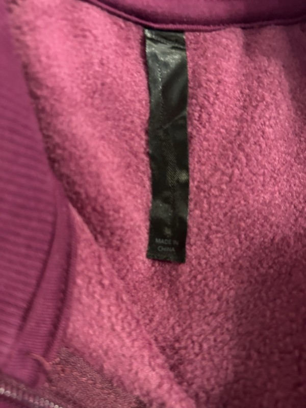 Fabletics Go-To Quarter Zip Pullover Men’s Large Purple Athletic Sweater gallery