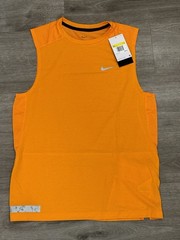 Nike Stride Dri-FIT ADV Men’s Small (S) Running Tank Top Bright Orange DX085-836