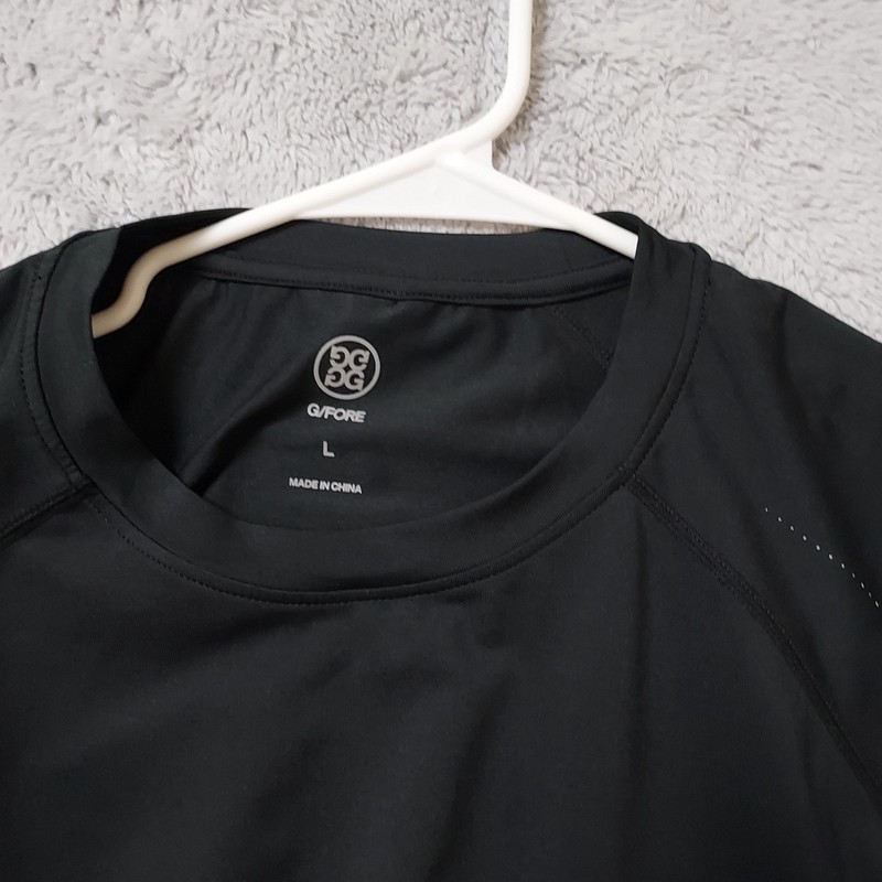 G Fore Shirt Mens Large Performance Essential Tech Jersey Training Golf Black L gallery