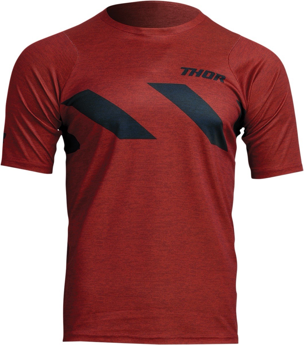THOR Assist Hazard Mens Size Large Short-Sleeve Jersey - Brick/Heather gallery
