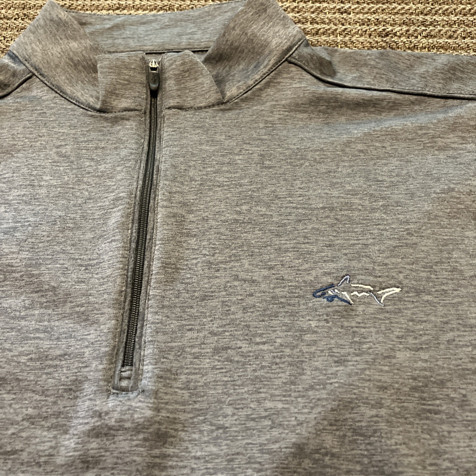 Greg Norman Mens Active Quarter Zip Top Classic Fit ML75 Fabric Golf Size Large gallery