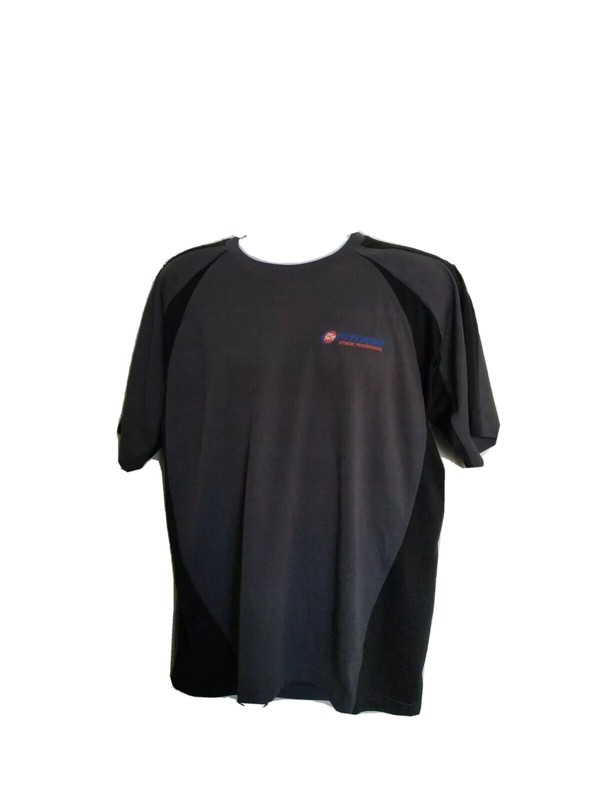 Mens Reebok Short Sleeve Mesh Shirt Athletic Size XLarge Hydromove Gray Black gallery