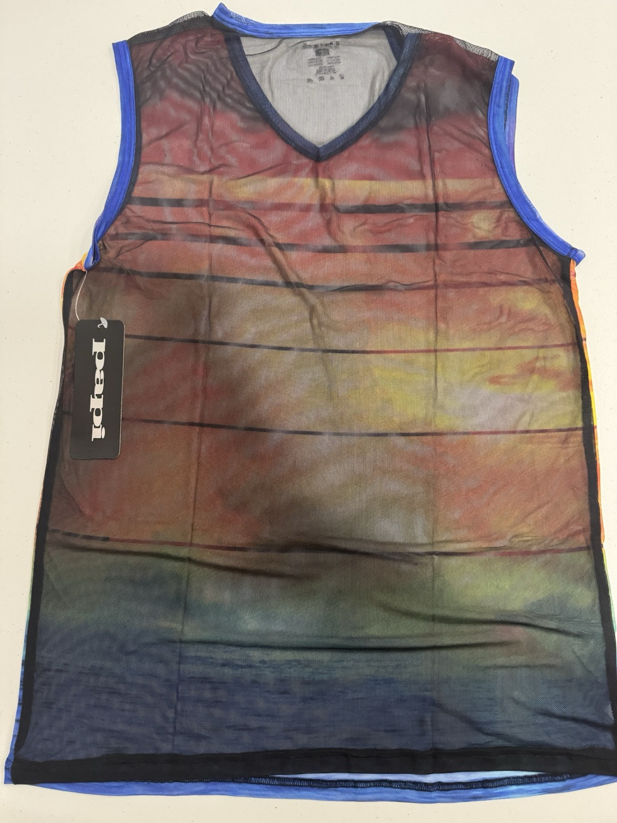 Papi Men's Mesh Tank Top Muscle Stretch Mesh Tank gallery