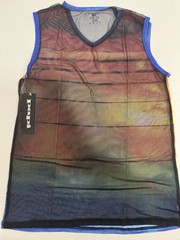 Papi Men’s Mesh Tank Top Muscle Stretch Mesh Tank