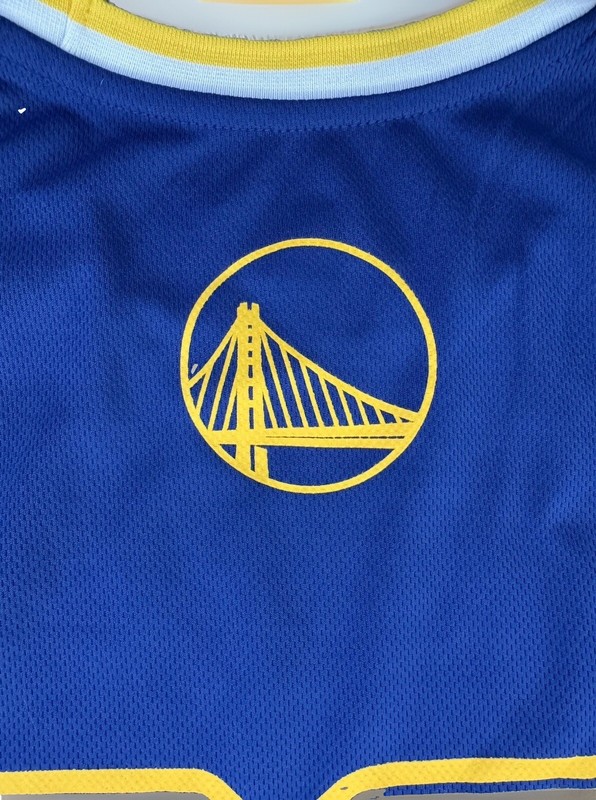 NBA UNK Golden State Warriors Curry #30 Replica Jersey Men's Large gallery