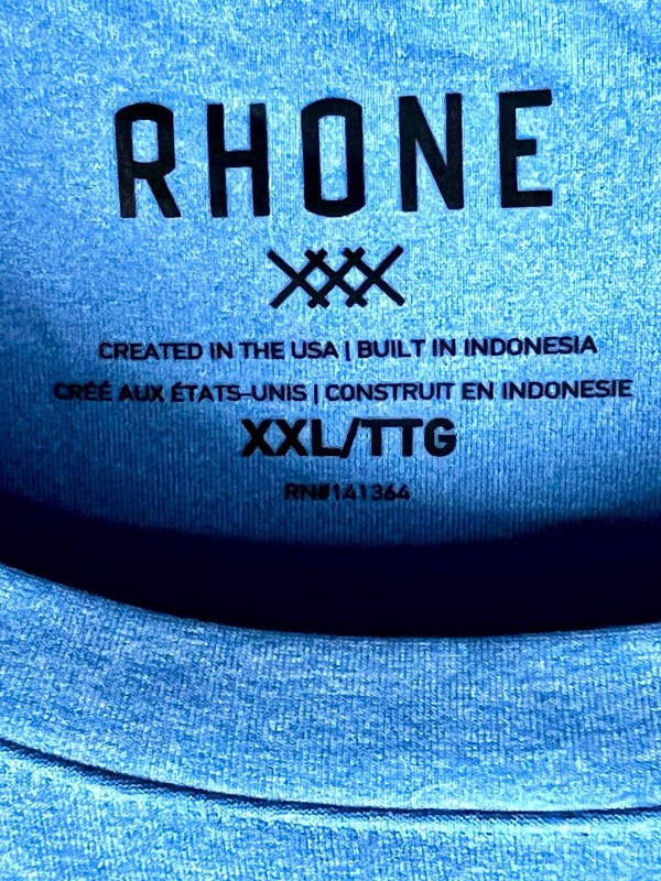 RHÔNE New 2XL Reign UPF50 Quick Dry Anti Odor Soft Stretch Long Sleeve Shirt XXL gallery