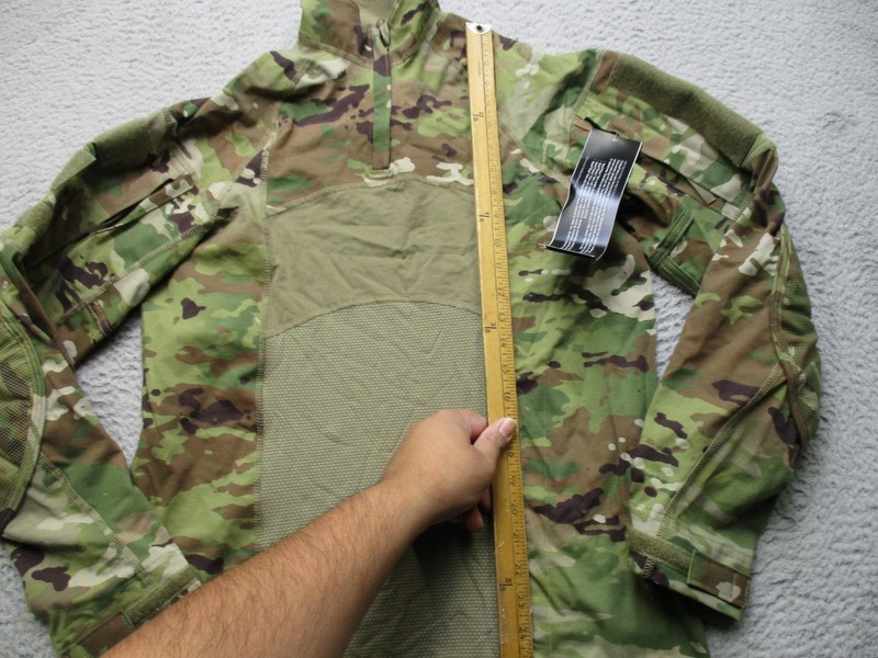 Massif Army Combat Shirt Mens M Multicam Flame Resistant Made in USA ACS gallery