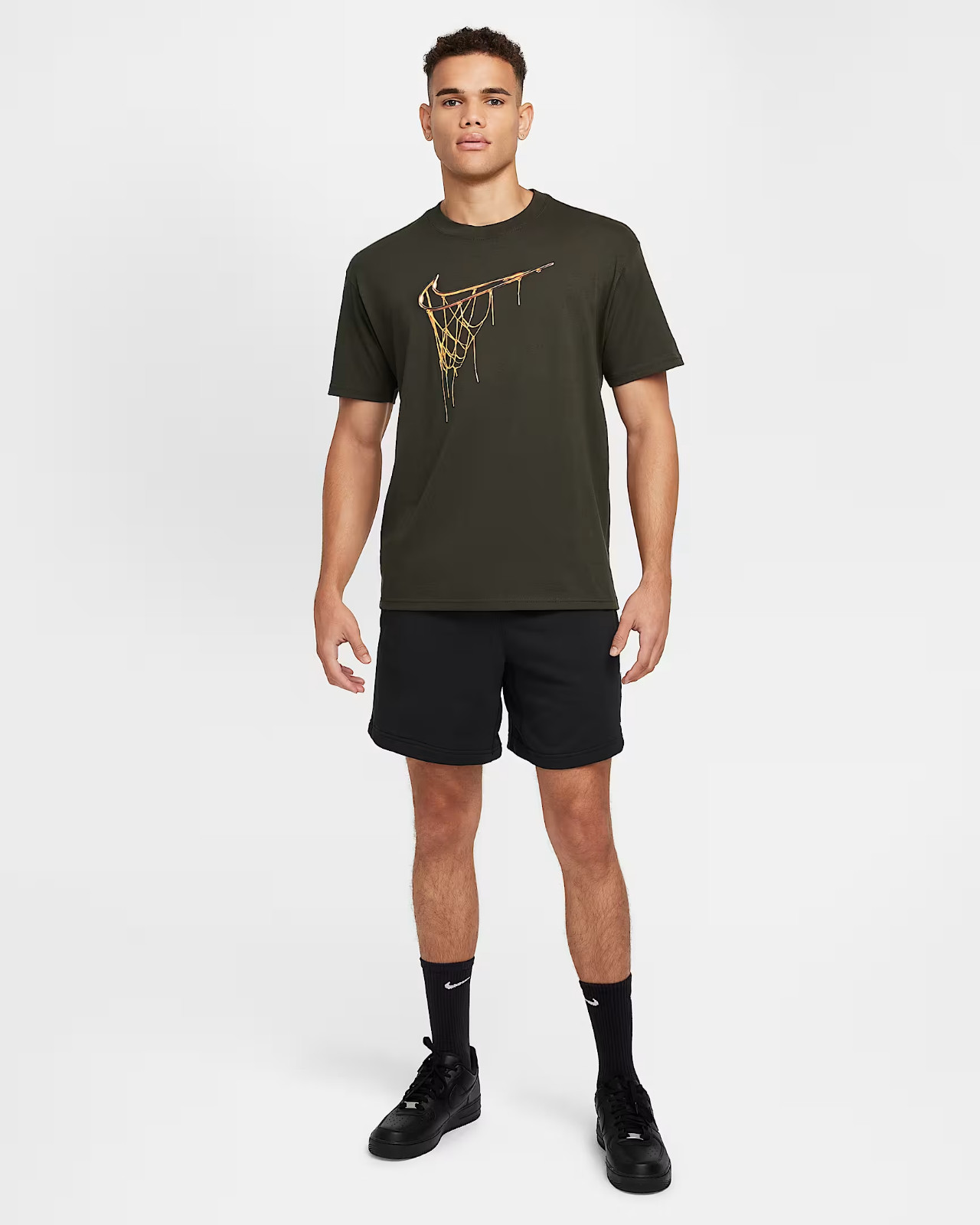 Nike Max90 Basketball Sequoia Green SS T-Shirt Men's Size XL Loose Fit NWT gallery