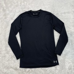 Under Armour ColdGear Men’s Fitted Long Sleeve Shirt Size M Medium Black Slim