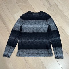 Lululemon Core Crew Rulu Shirt In Universal Stripe Long Sleeve Men’s Large