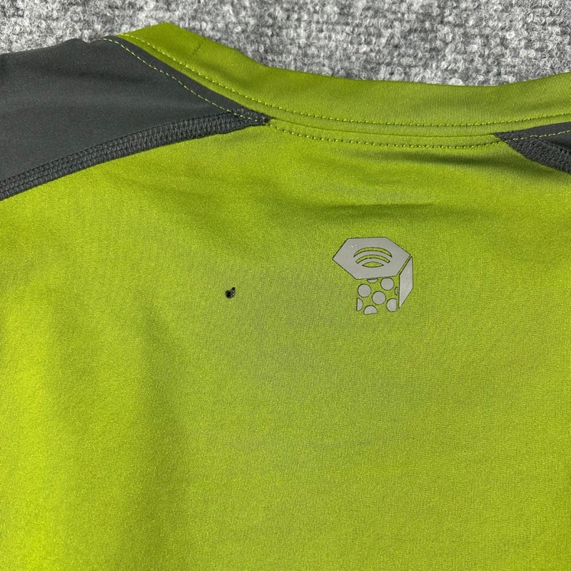 Mountain Hardwear Shirt Mens Medium Green Long Sleeve Hiking Performance Base gallery
