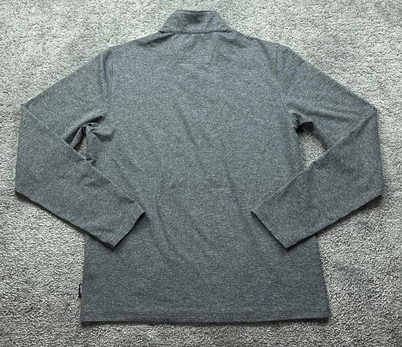 Gerry Pullover Mens M Gray 1/4 Zip Long Sleeve Mock Neck Breathable Tagless gallery