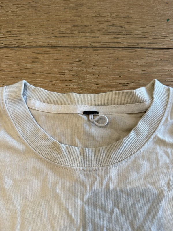 Lululemon Men T-Shirt XL (?) Beige Cotton No Tag See Pictures gallery