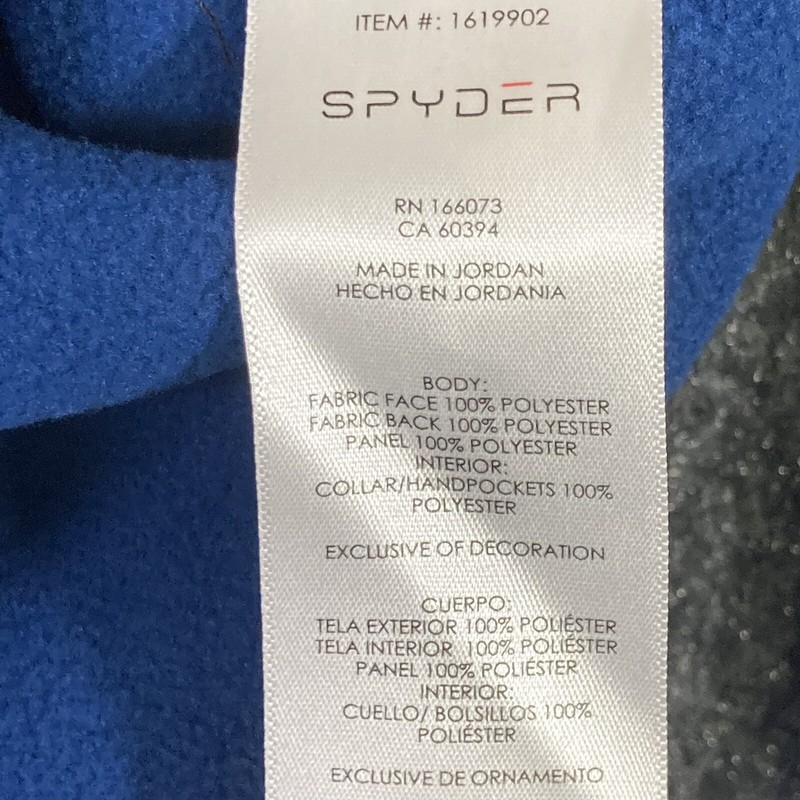 Spyder Mens Medium Long Sleeve Pullover Fleece Lined Quarter Zip gallery