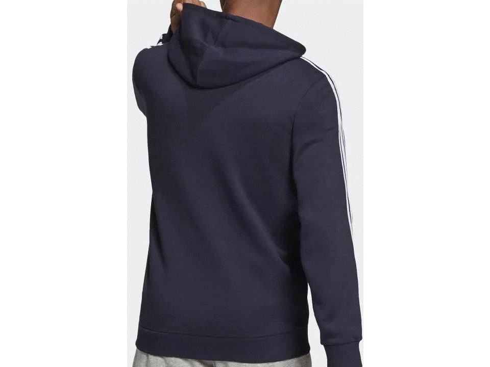 ADIDAS 3- STRIPE FLEECE FULL ZIP NAVY/WHITE GK9053 L NWT gallery