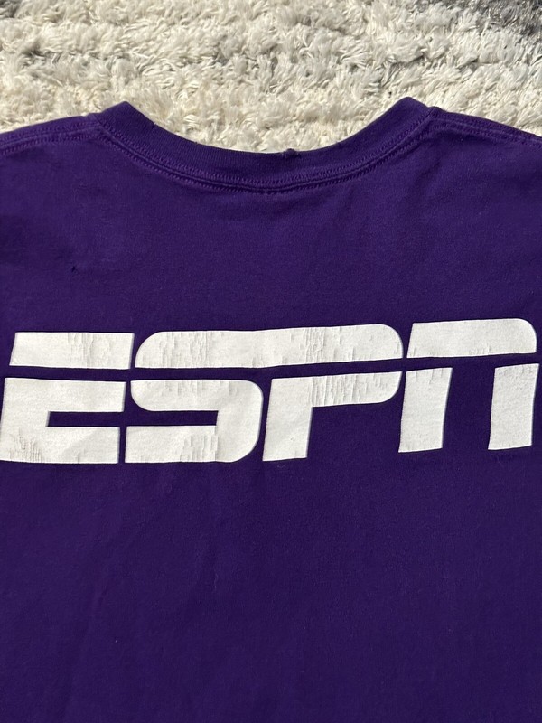 Stephen F. Austin State University (SFA) ESPN Size XL purple Shirt gallery