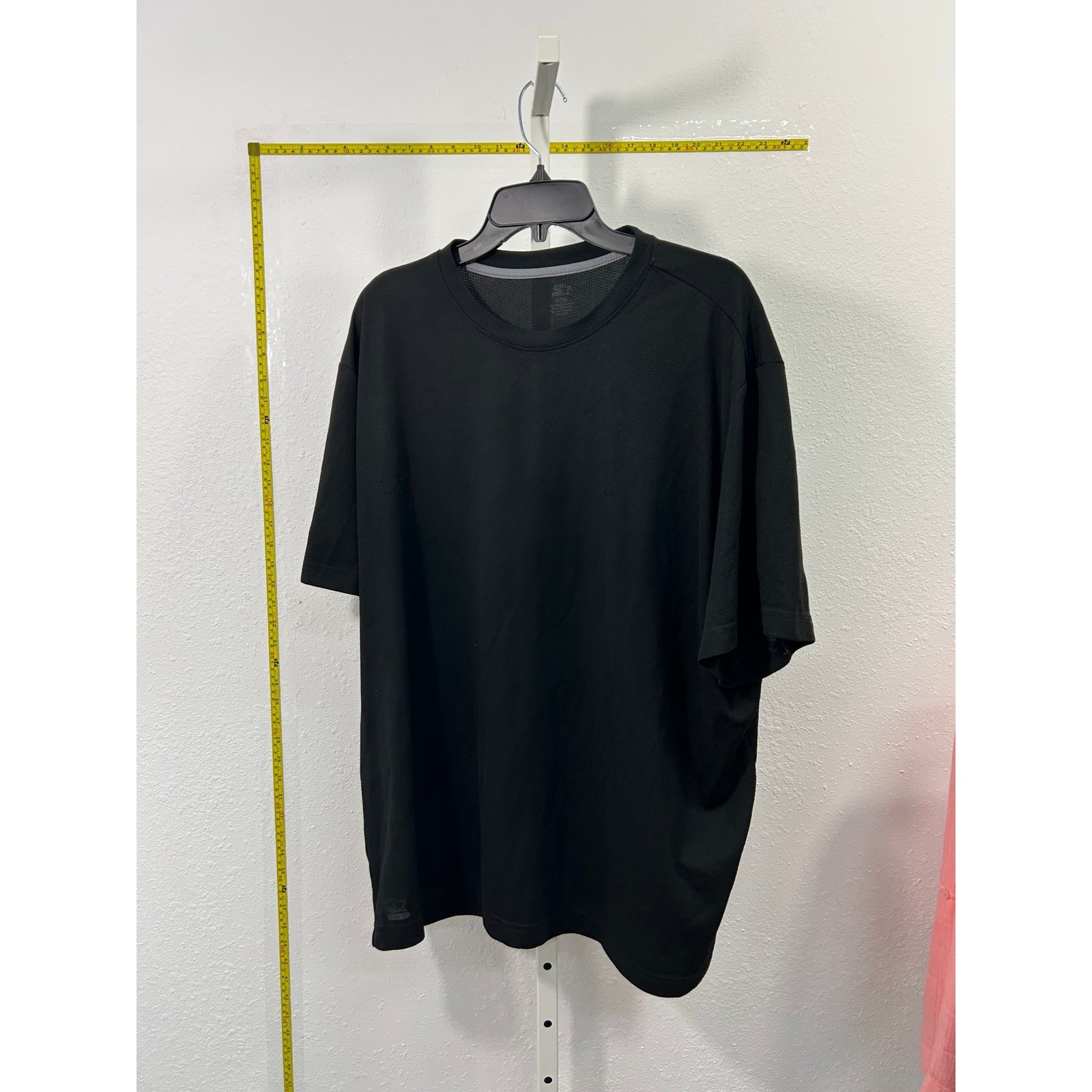 Starter Mens Performance Athletic T-Shirt Black Short Sleeve Mesh Gym Top XL gallery