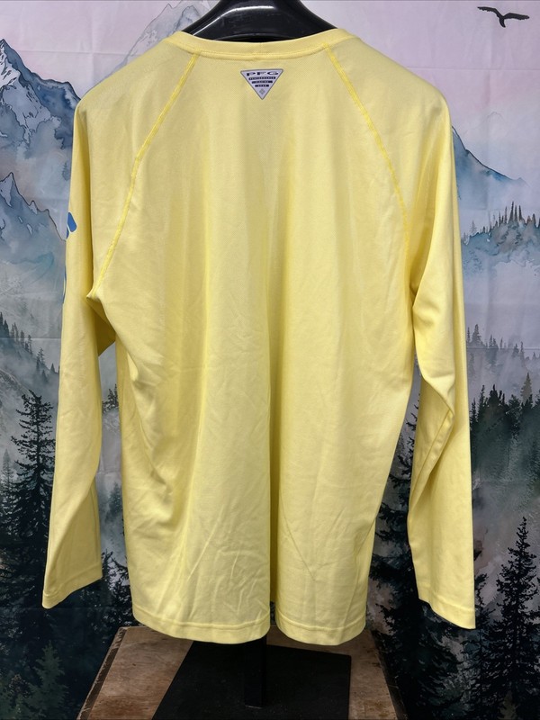 Columbia PFG Men’s Size XL Terminal Tackle Long Sleeve Shirt Yellow gallery