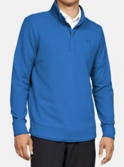 Under Armour UA Storm Golf Fleece Snap Button Mock Neck 1/4 Pullover (Size M)