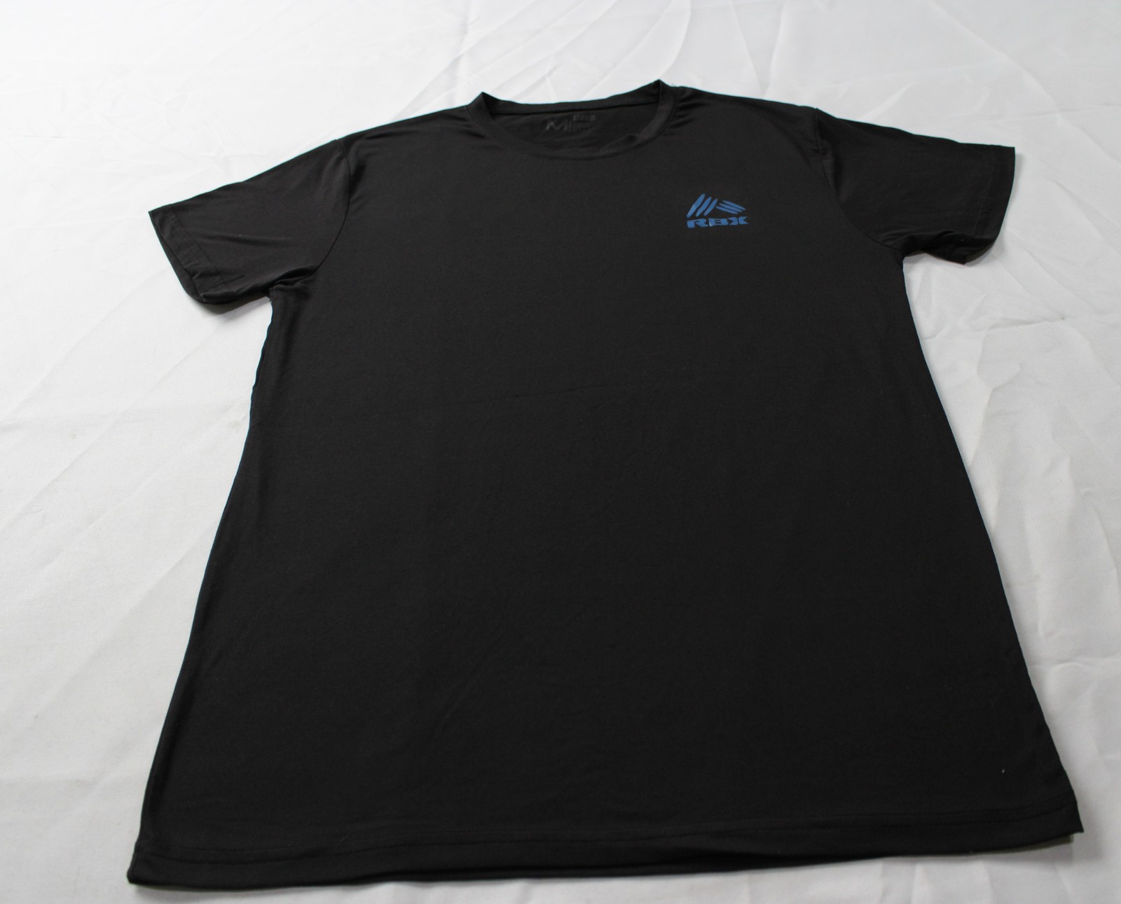 RBX Men's Short Sleeve Crew Neck Athletic Logo T-Shirt EH6 Black Medium gallery
