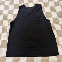 Vuori Tank Top Shirt Mens XL Tradewind Black Active Sleeveless Soft EUC
