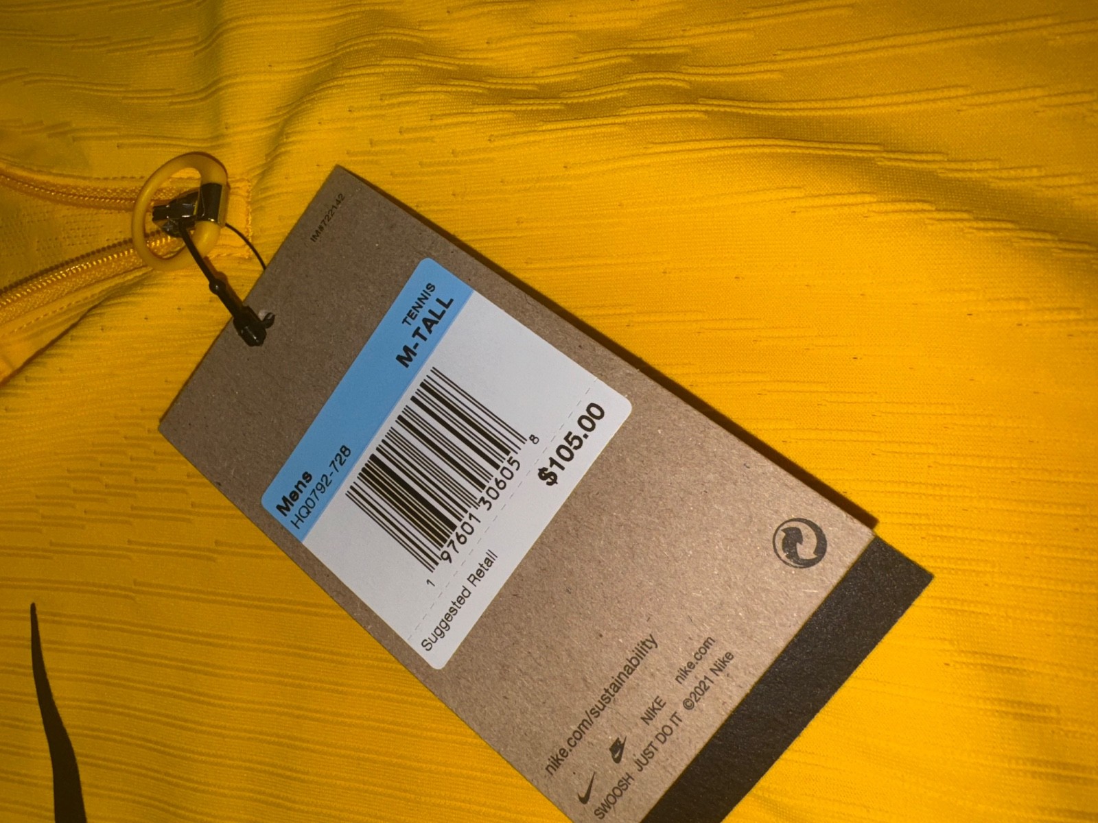 Nike Men's Court Dri-FIT Advantage Ultimate Tennis Polo Sz M-Tall HQ0792-728 gallery