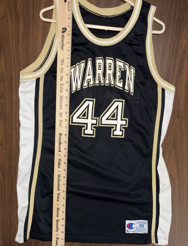 Vintage Champion Warren Central High School Basketball Jersey #44 USA Made SZ 48 gallery