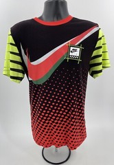 Nike NSW Gel Retro Future T-Shirt S/S Red Black & Neon Rare & HTF Men’s Large L