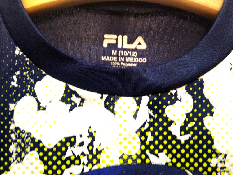 FILA Blue Short Sleeve Size (10/12) 100% Polyester Tee Shirt gallery