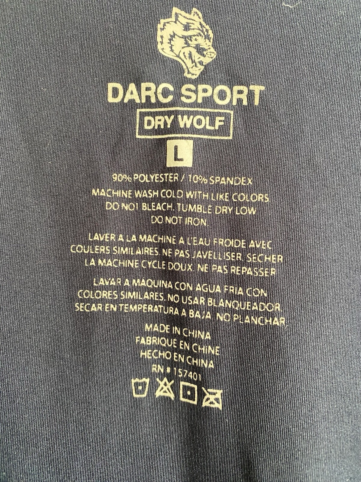 Darc Sport Tank Top Mens Black Dry Wolf Flames Bodybuilding Gym Workout Large gallery