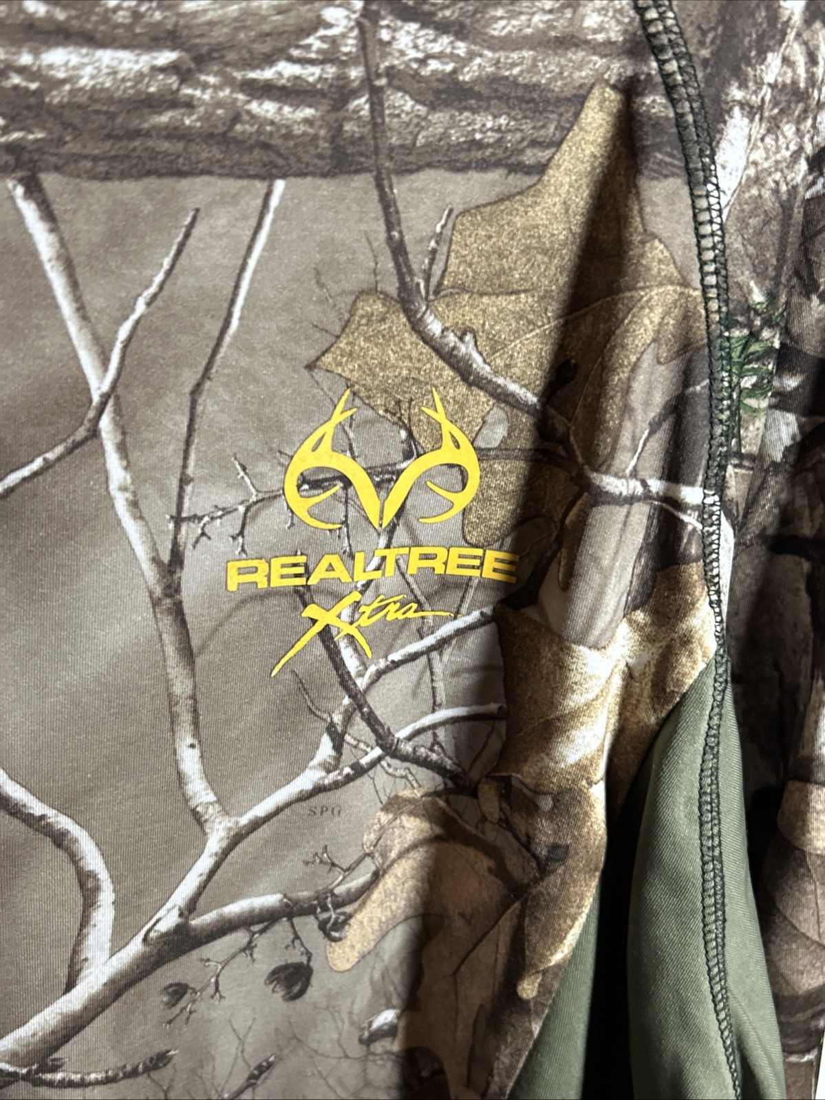 Realtree Xtra Mens 1/4 Zip Pullover Camo Mens Size ML PT5007 Shirt gallery