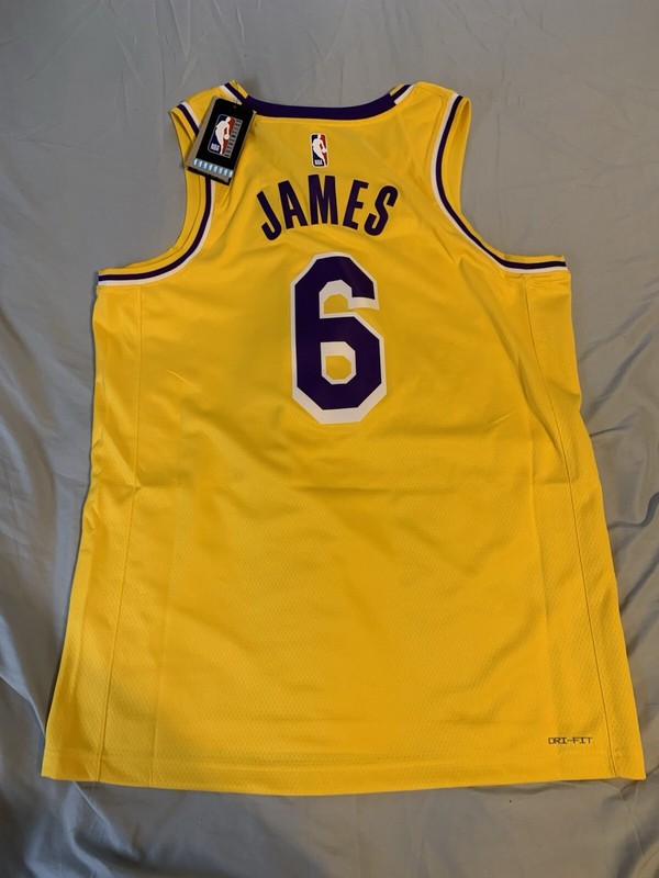 DN2009-728 NIKE NBA LOS ANGELES LAKERS ICON EDITION LEBRON JAMES 2022/23 Mens L gallery