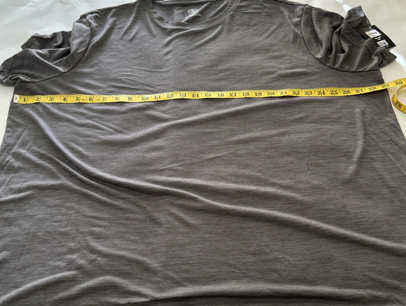 NEW Athletic Works 3X Big Men's Active Crewneck Short Sleeve T-Shirt Poly Tee gallery