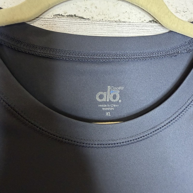Alo Yoga T-Shirt Men's XL Blue Essential Athletic Streetwear Tee gallery