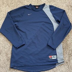 Vintage Nike Sphere Dry Athletic Workout Running Long Sleeve Shirt Men’s L
