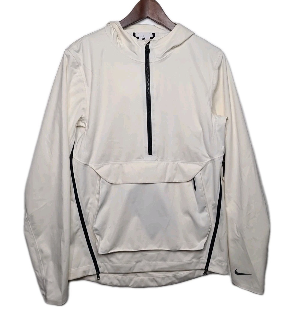 🚨 Nike Lab Essentials Training Anorak Jacket Sail Pullover Men Sz S 866061‑133 gallery