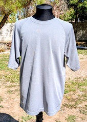 NORDICTRACK Dri Sweat-Wicking Medium Pullover S/S Collarless Jersey Shirt EUC