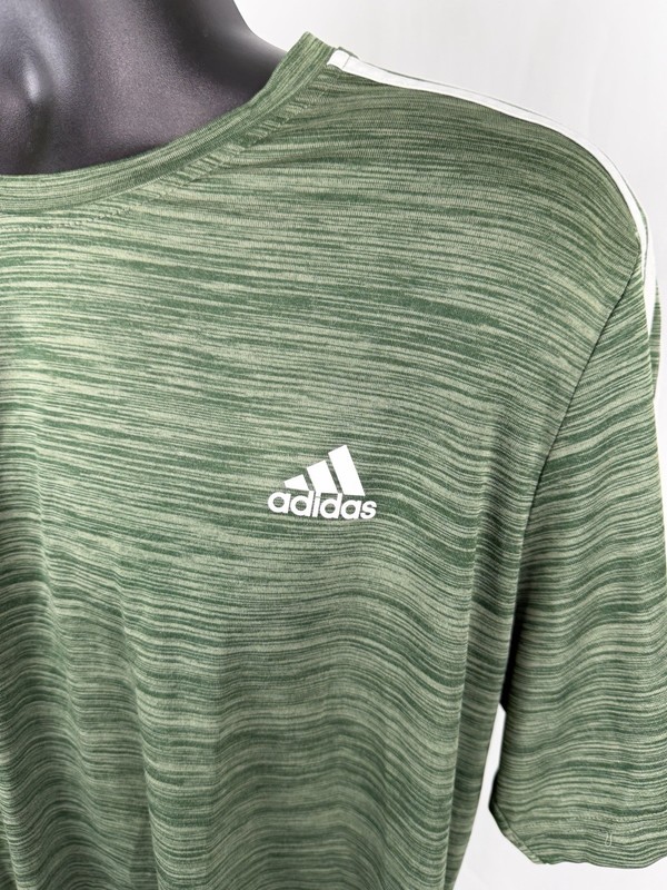 Adidas Prime Green Aero ready Men's XL Short Sleeve Performance Shirt gallery