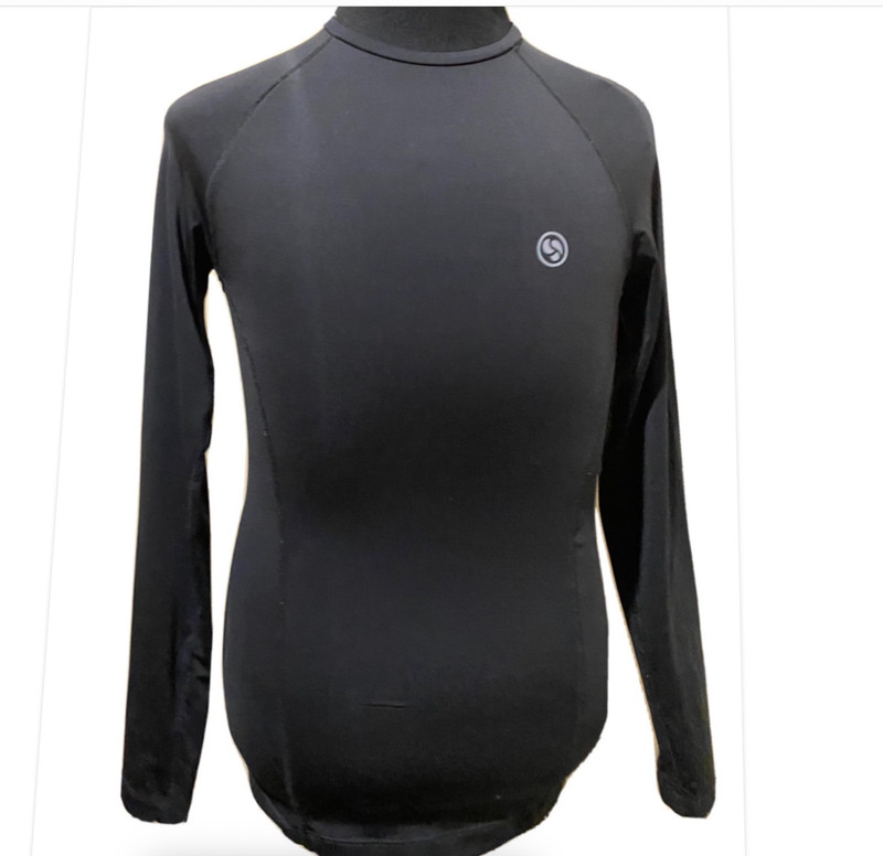ClimateSmart Base Layer Shirt Mens S Stretch Long Sleeve Athletic Thermal Top gallery