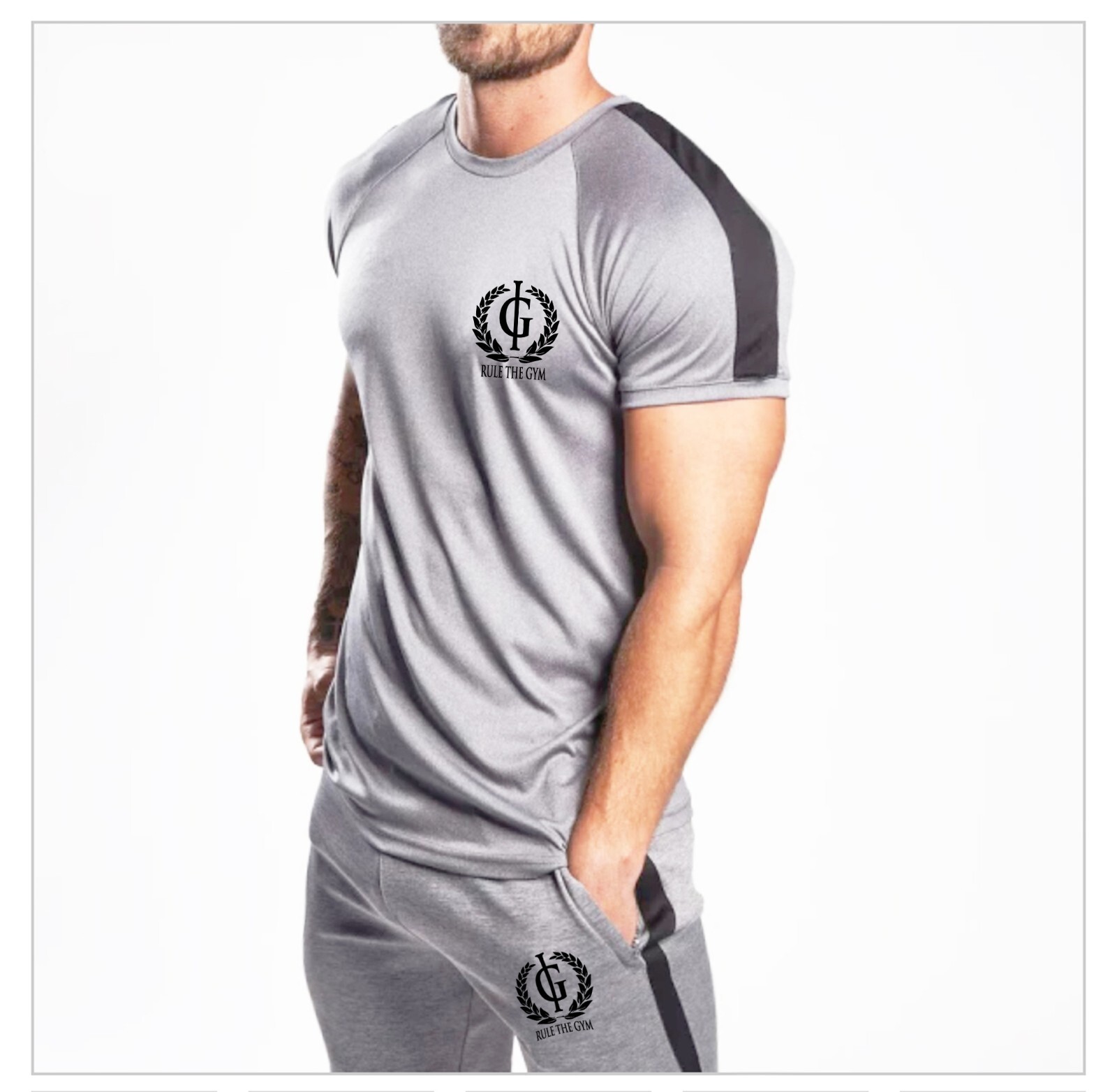 Iron Gods Engage Dri-Fit Workout T-Shirt, Men's Gym Shirt, Gym Apparel, Gym Tee gallery