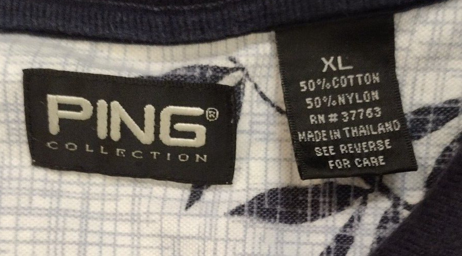 Ping Collection Men's 3 Button Front Short Sleeve Polo Shirt Size XL gallery