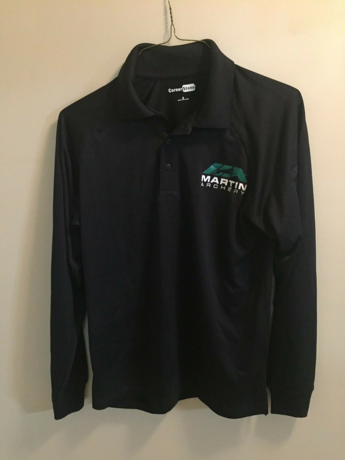 Cornerstone Martin Archery Polo Black Small or Medium you choose gallery