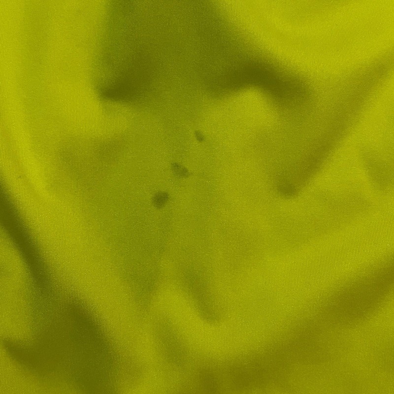 Adidas Formotion Soccer Referee Jersey Mens Large Neon Yellow Quarter Zip Shirt gallery