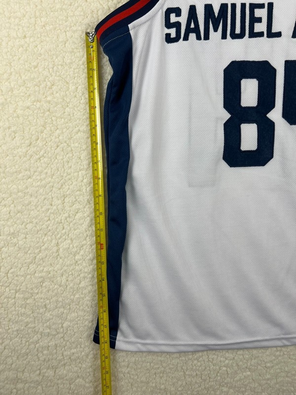 Samuel Adams Jersey Mens Medium Beer Basketball #84 Embroidered Stitching gallery