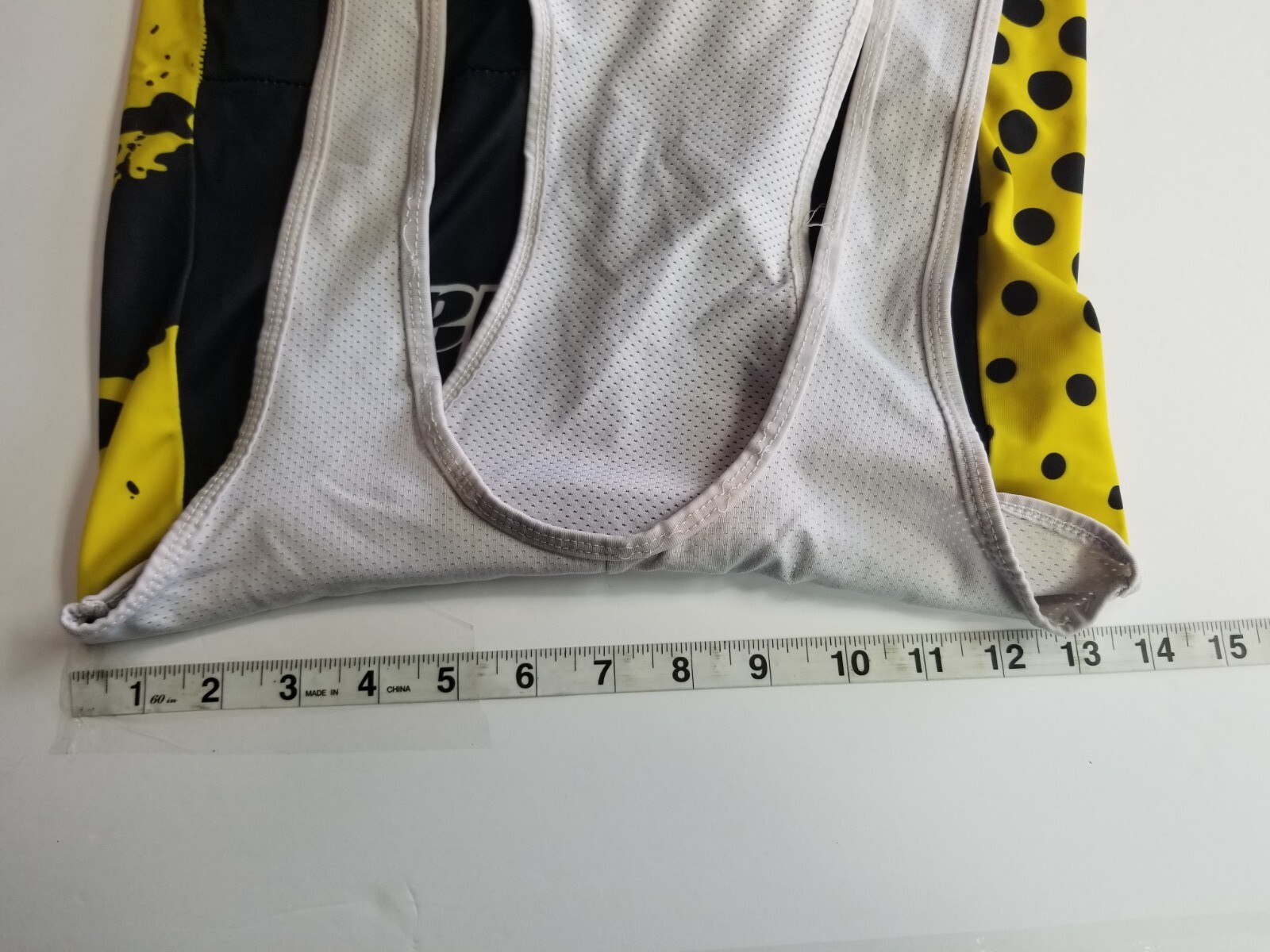 AOGDA XL Mens Cycling Bib Racing Yellow gallery