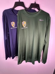 2 pack Nike Dri-FIT Long Sleeve Shirt Mens L Soccer Athletic Marian University