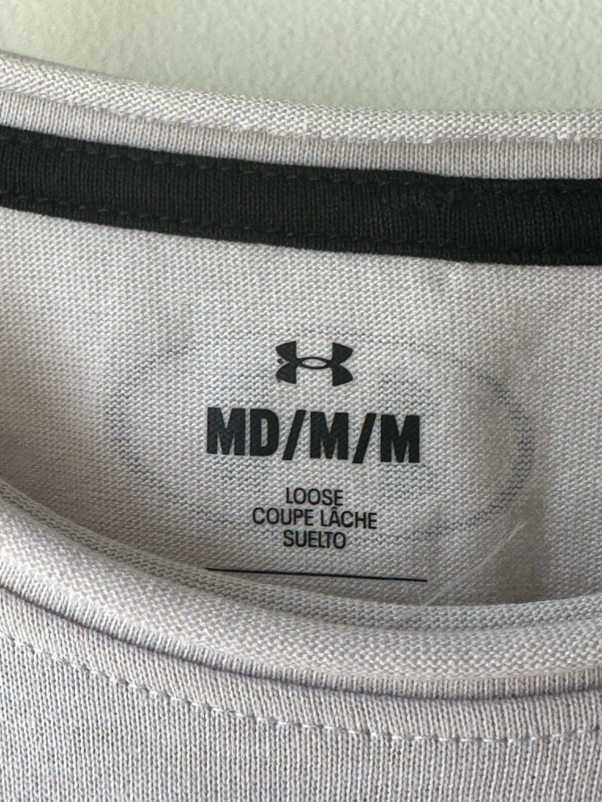 Under Armour Mens L Project Rock Training Cutoff T-Shirt TG Gray 1377441 SS $45 gallery