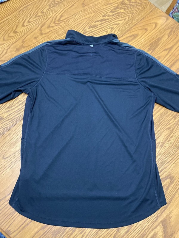 Nike Mens Element Dri Fit 1/2 Zip Lightweight Pullover Sz L 543235-012 Blk/Grey gallery