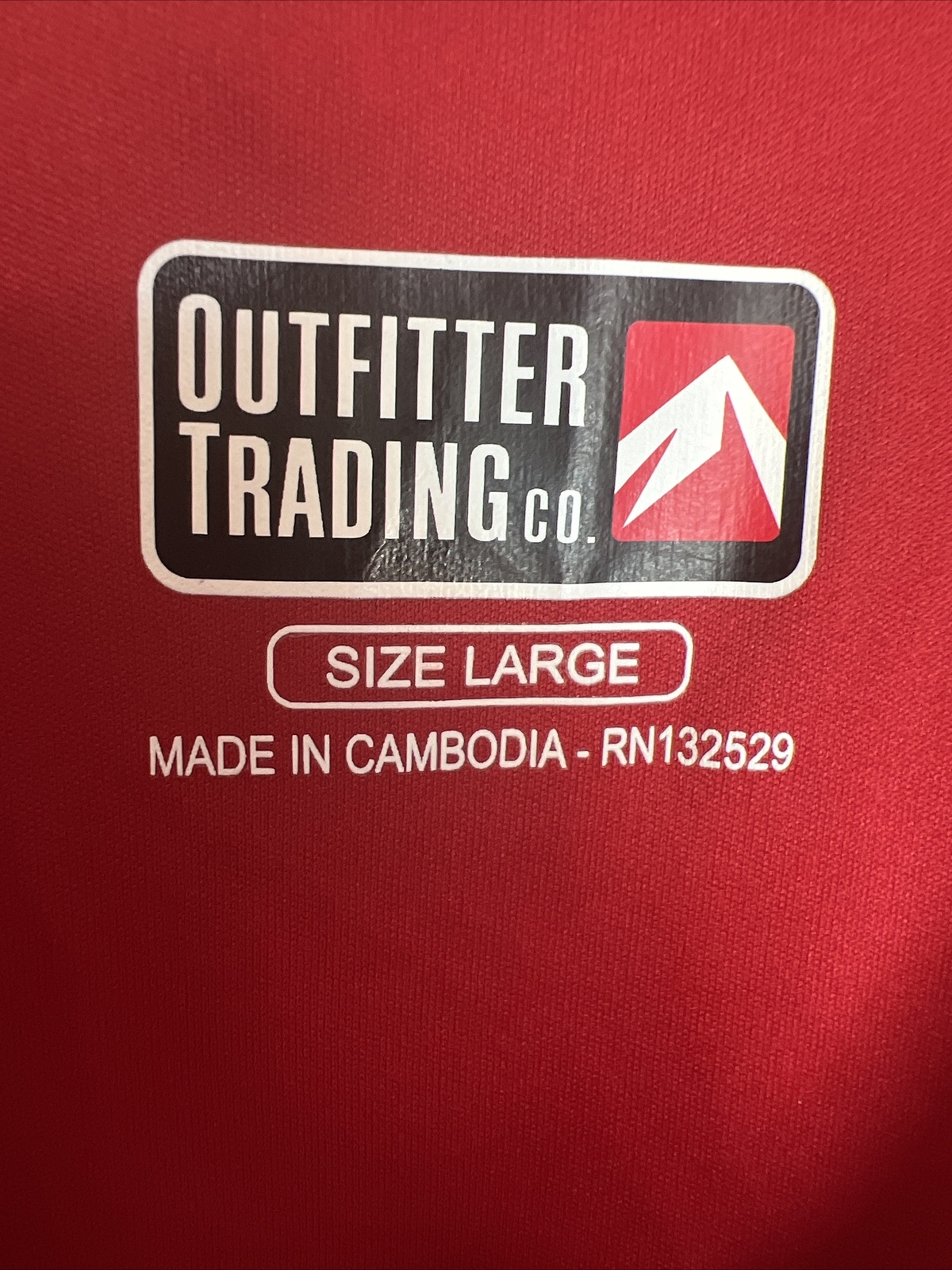 Outfitter Trading T-shirt Mens L Alaska The Last Frontier Athletic Shirt Red 110 gallery